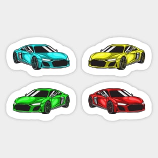 Germany Car R8 X4 Sticker